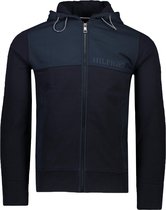 Tommy Hilfiger Vest Blauw Normaal - Maat XL - Heren - Herfst/Winter Collectie - Katoen