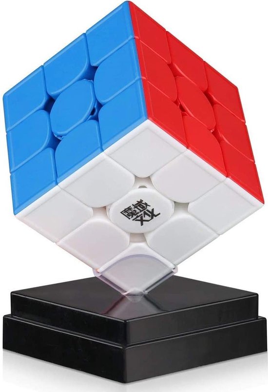 Afbeelding van het spel MoYu Weilong WRM Stickerloos - Professionele Magnetische Speedcube van het Huidige Wereldrecord! - Gaaf cadeau - GTS3 M 3X3 - Kubus voor Speed ​​Stockerless Moyu Weilong GTS V3 M 3X3X3 - Magnetische Kubus Puzzel GTS3M