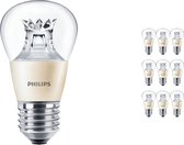 Voordeelpak 10x Philips LEDluster E27 P48 6W 827 Helder (MASTER) | DimTone Dimbaar - Vervangt 40W