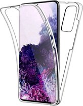 Samsung Galaxy S20 Plus Hoesje en Screenprotector in 1 - 360 graden Transparant