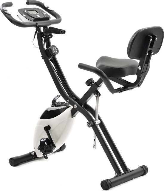 Sjah tent Naar de waarheid Hometrainer met 10 Weerstandsniveaus - Opvouwbare Fitnessfiets met LCD  scherm - X-Bike... | bol.com