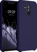 kwmobile telefoonhoesje voor Huawei Mate 20 Lite - Hoesje met siliconen coating - Smartphone case in deep ocean