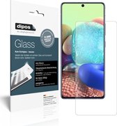 dipos I 2x Pantserfolie mat compatibel met Samsung Galaxy A71 5G Beschermfolie 9H screen-protector (expres kleiner dan het glas omdat het gebogen is)