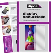 dipos I 2x Beschermfolie helder compatibel met Samsung Galaxy M51 Folie screen-protector (expres kleiner dan het glas omdat het gebogen is)
