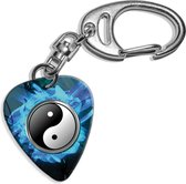 Plectrum sleutelhanger Yin en Yang