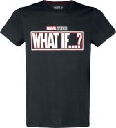 Marvel What If...? Heren Tshirt -S- Zwart