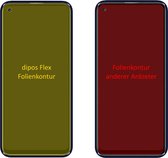 dipos I 3x Beschermfolie 100% compatibel met LG W41 Folie I 3D Full Cover screen-protector