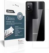 dipos I 2x Pantserfolie helder compatibel met Honor X10 Max Achterkant Beschermfolie 9H screen-protector (expres kleiner dan het glas omdat het gebogen is)