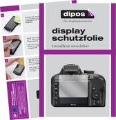 dipos I 2x Beschermfolie helder compatibel met Nikon 3500 Folie screen-protector