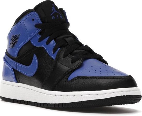 Nike Air Jordan 1 Mid Gs Black Hyper Royal White 077 Eur 38 Bol Com Nike Air Jordan 1 Mid Gs Black Hyper Royal White 077 Eur 38 Bol Com