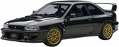 Subaru New Age Impreza WRC (Zwart) (25cm) + Showcase 1/18 AutoArt - Model auto - Schaalmodel - Modelauto - Miniatuur autos