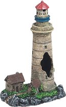 Flamingo Decoratie Vuurtoren Met Huis