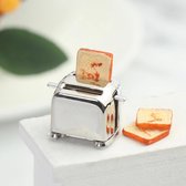 Miniatuur keuken broodroostertje / poppenhuisinrichting 1:12 / Keukenminiatuur accessoires