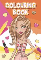 Colouring Book - Kleurboek - Meiden - Makeup - Modellen - 72 Pagina's