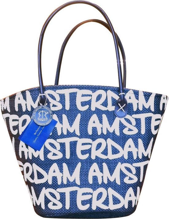 Robin Ruth Hoogwaardig Fashion Rieten Strandtas - Milou L