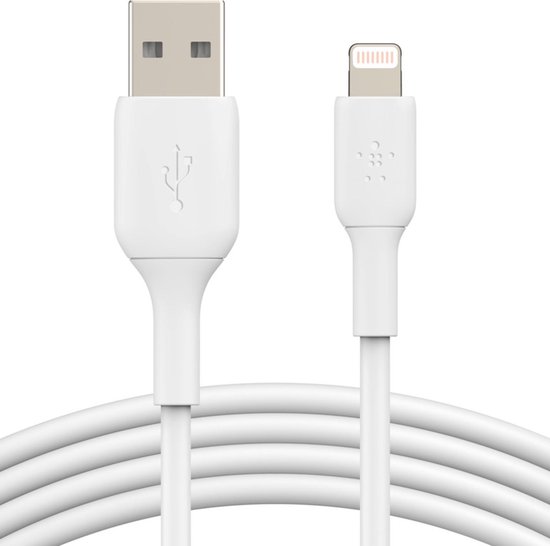 Belkin MIXIT Apple iPhone Lightning naar USB Kabel - 3 meter - Wit - Belkin