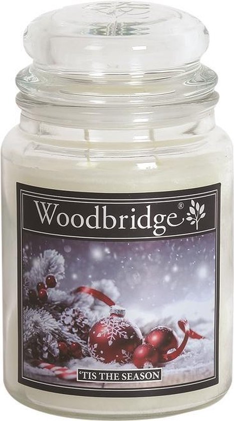 Woodbridge Tis The Season 565g Grande bougie avec 2 mèches
