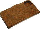 Made-NL Handgemaakte Samsung Galaxy S20 Ultra book case zacht soepel bruin vintage leer hoesje