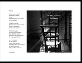 Acacia – Bidstoel – maçonniek gedicht in fotolijst zwart aluminium 30 x 40 cm