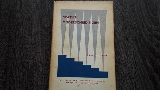 Statusonderscheidingen - cover