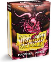 Protège-cartes Dragon Shield : Magenta mat japonais (59x86mm) - 60 pièces