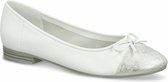 Jana Dames Ballerina 8-8-22150-26 100 wit H-breedte Maat: 40 EU