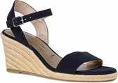 Tamaris Sandalen met sleehak blauw - Maat 37