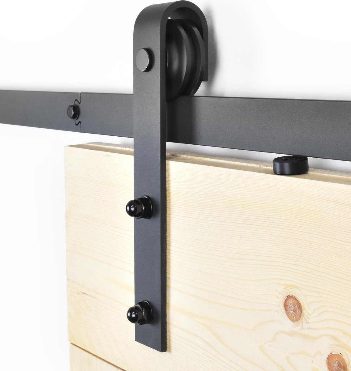 Schuifdeursysteem, complete set, 2 m, wandmontage, schuifdeurbeslag