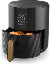 Hetelucht-friteuse | 1300 Watt | LED Touchscreen | 8 Programma's | Zwart | Thermostaat | Timer
