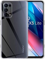 Oppo Find X3 Lite hoesje siliconen case transparant