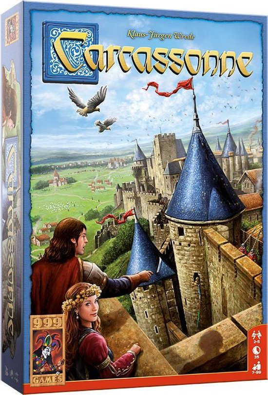 elleboog Ironisch ga zo door 999 Games Carcassonne | Games | bol.com