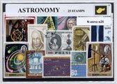 Astronomie – Luxe postzegel pakket (A6 formaat) : collectie van 25 verschillende postzegels van Astronomie – kan als ansichtkaart in een A6 envelop - authentiek cadeau - kado - ges