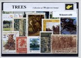 Bomen – Luxe postzegel pakket (A6 formaat) : collectie van 50 verschillende postzegels van bomen – kan als ansichtkaart in een A6 envelop - authentiek cadeau - kado - geschenk - ka