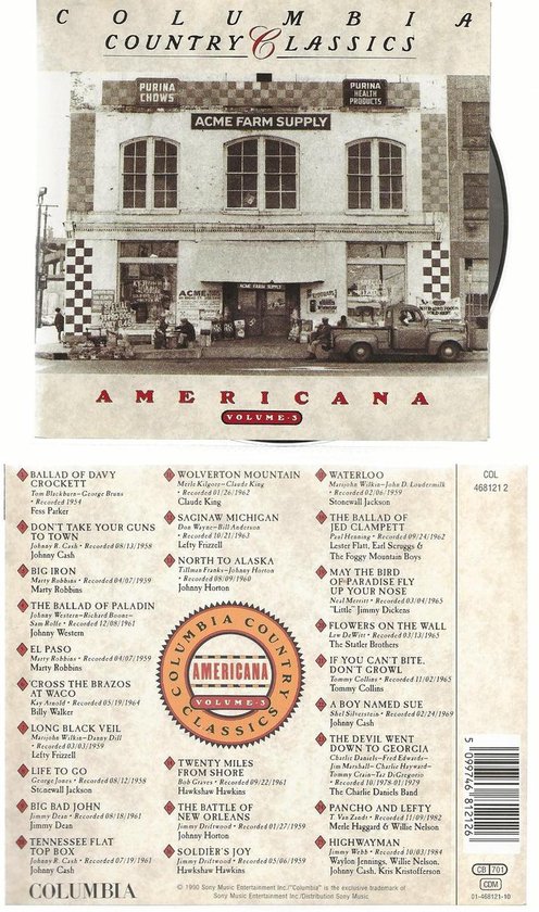 COLUMBIA  CLASSICS - AMERICANA
