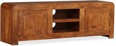 Tv meubel massief hout met sheesham afwerking 120x30x40 cm