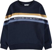 Name it sweater jongens - blauw - NKMotman - maat 134/140