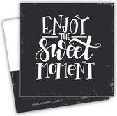 Enjoy the Sweet Moment - Mystery Card - Carte avec message secret en ligne (vidéo) | surprendre quelqu'un d'une manière très spéciale