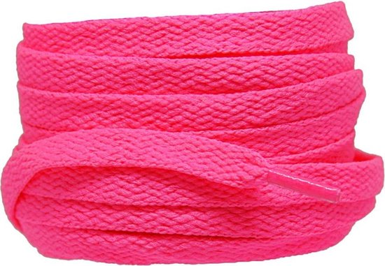 Lacets Nike 8mm Rose Fluo 150cm - Plat