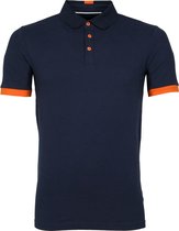 Suitable Polo Fluor Navy - maat L
