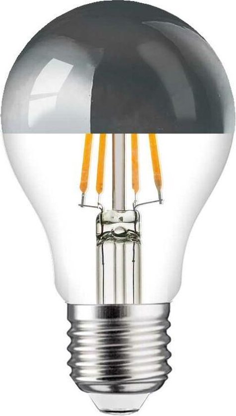 LEDmaxx LED kopspiegellamp zilver E27 4W 2700K Niet dimbaar