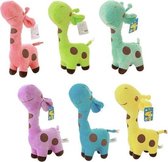 Knuffel-Giraf- Pluche Giraffe-Paars