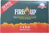 Fire Up witte aanmaakblokjes paraffine 32 stuks