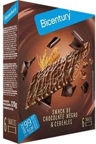 Energiereep Bicentury Snack Chocolate Black Ontbijtgranen (6 uds)