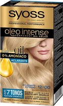 Haarkleur Zonder Ammoniak Pack Syoss Olio Intense Nº 12 (5 pcs)