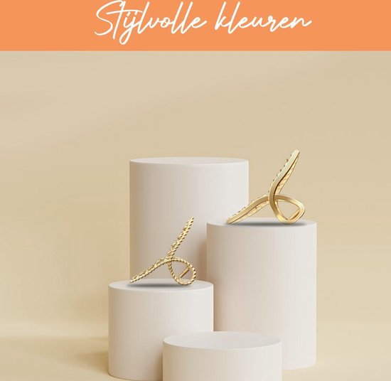 Premium à Pinces à cheveux Premium - pack de 2 - pince à cheveux - Barettes et pinces à cheveux femmes - pince banane - épingle à cheveux - griffe à cheveux - Groot pince à cheveux - pince à cheveux - Groot pince à cheveux - épingles à cheveux femmes