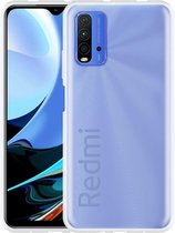 Xiaomi Redmi Note 9 4G hoesje siliconen case transparant