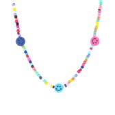 Michelle Bijoux Ketting Rainbow Smileys JE13512 Goud