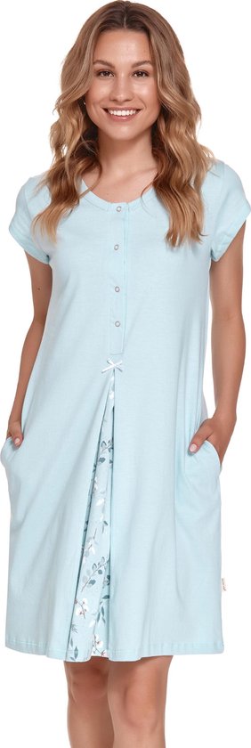 Chemise de nuit en coton Doctor Nap avec boutons-pression Femme | Chemise  de nuit pour... | bol.com