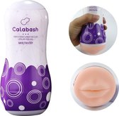 Pocket Pussy Mouth Cup - Masturbator - Calabash Purple Kunstmond