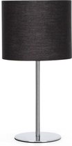 Aigostar 13XRO Tafellamp slaapkamer/woonkamer - Metalen Basis - E14 - Zonder Lamp - Zwart